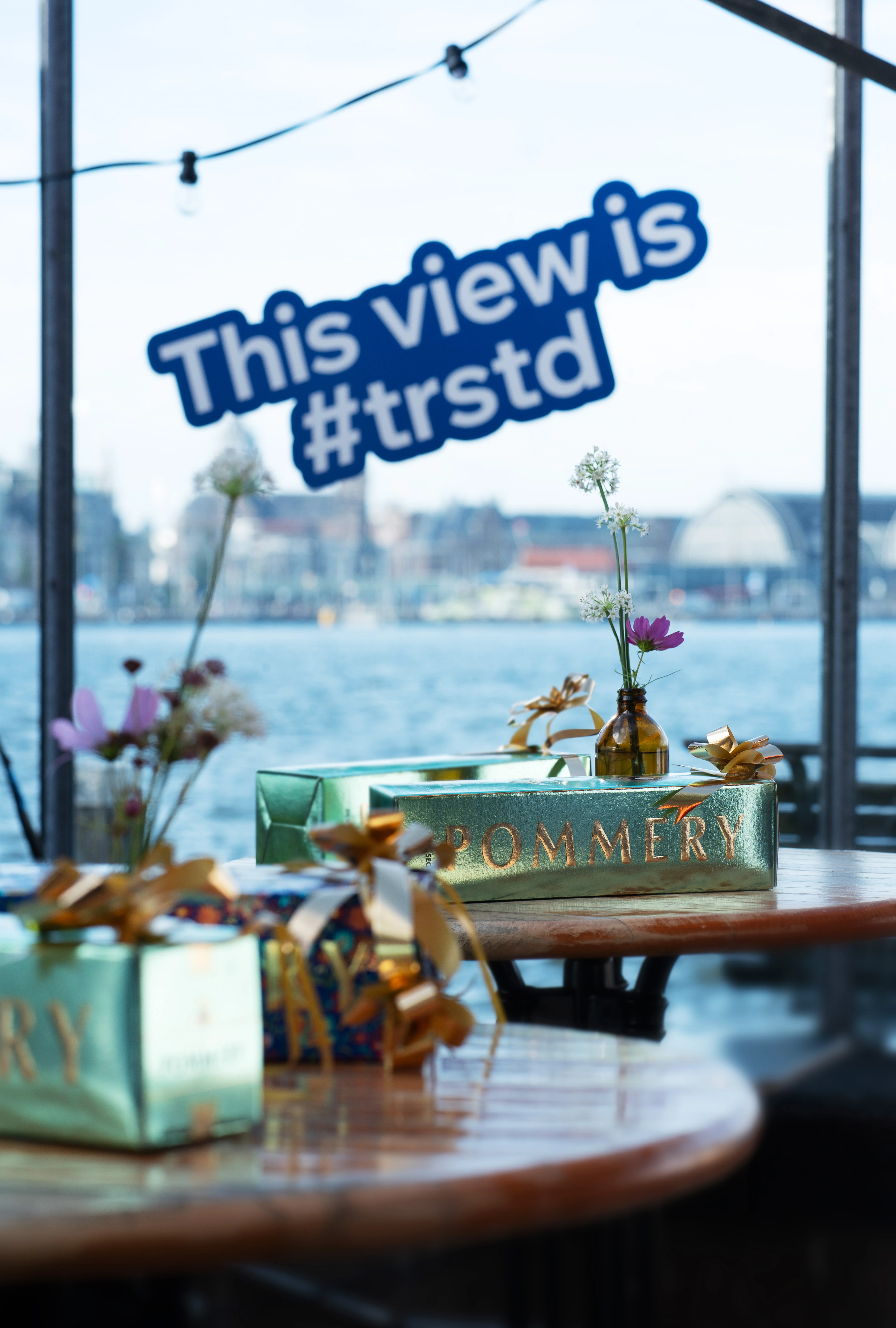 View across the water from the #trstd connect venue.